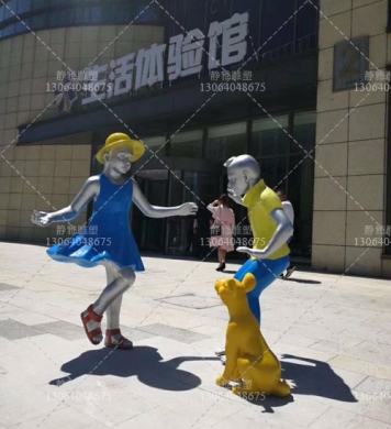 静雅玻璃钢雕塑制作厂家案例