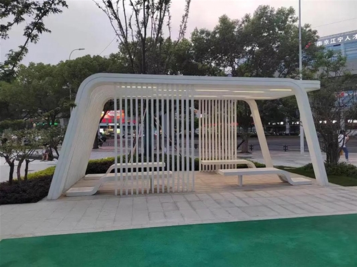 公园钢构廊架
