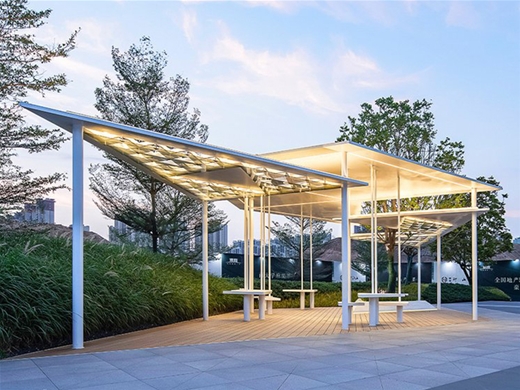 钢构景观廊架设计