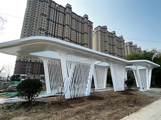 创意不锈钢廊架