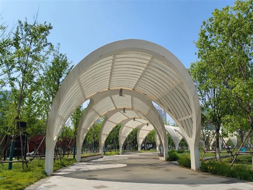 异型不锈钢金属廊架