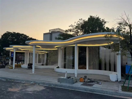 特色不锈钢金属廊架