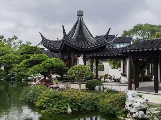 古镇仿古铝合金廊架