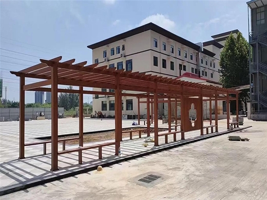 仿古铝合金廊架设计